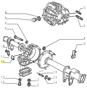 60516368 60710157 Alfa Romeo 105 & 115 / Giulia / Bertone -  rear axle plug