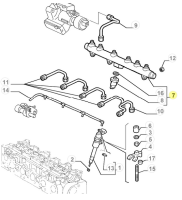 46522788 60814984 Alfa Romeo 166 / 156 & Fiat Kappa / Marea & Lancia Lybra - Einspritzleiste