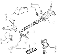 71717435 156027208 Alfa Romeo 166 - Schaltseile