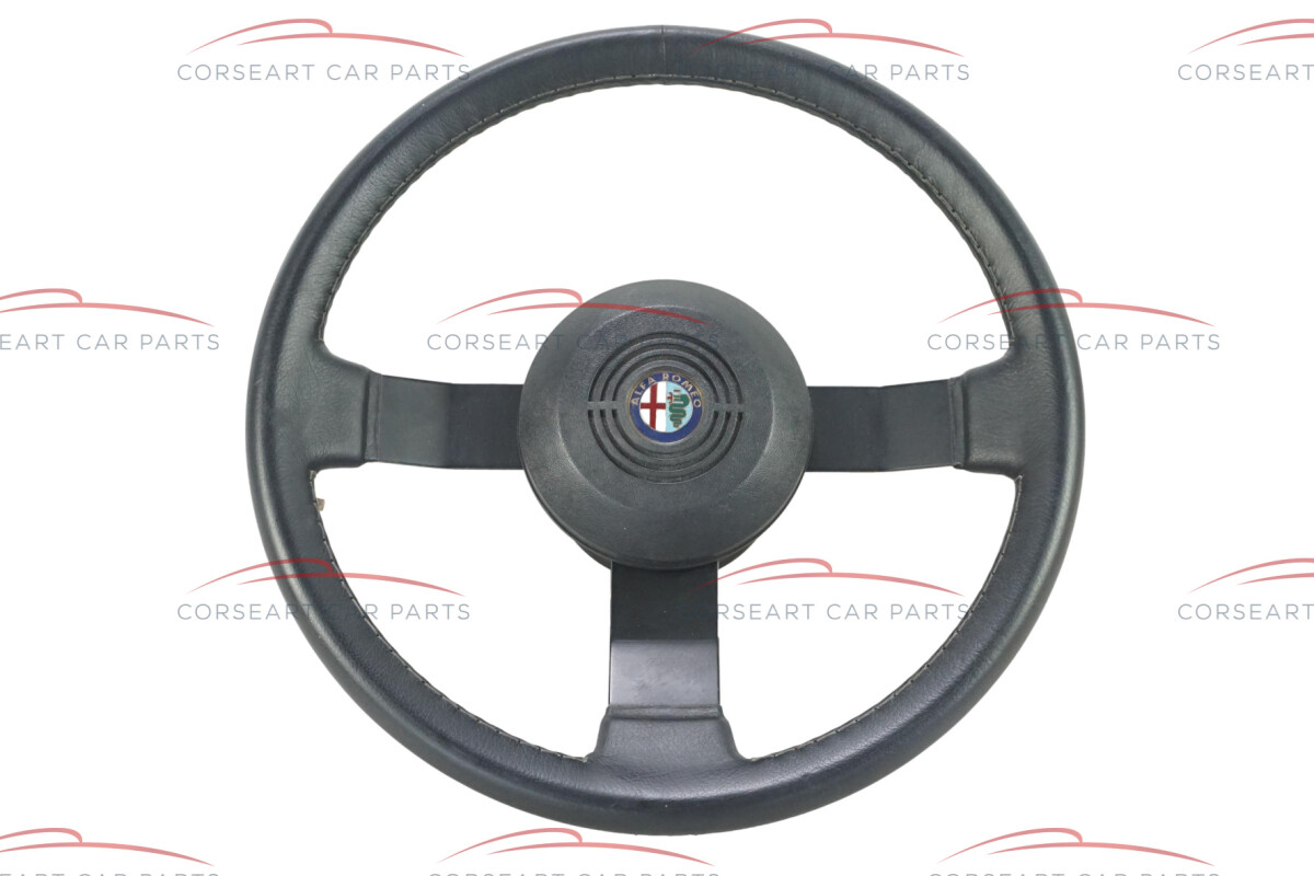 Alfa Romeo Spider 115 86-93 original Lenkrad Leder mit Hupen