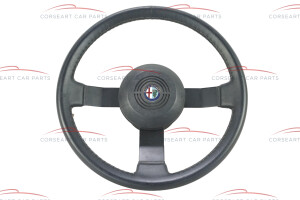 Alfa Romeo Spider 115 86-93 original Lenkrad Leder mit Hupenknopf