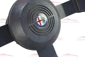 Alfa Romeo Spider 115 86-93 original Lenkrad Leder mit Hupenknopf