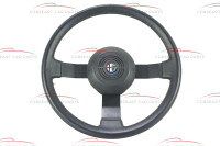 Alfa Romeo Spider 115 86-93 original Lenkrad Leder mit Hupenknopf