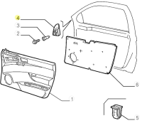 150851061 Alfa Romeo 146 - Abdeckung Hochtöner