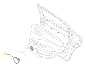 156063220 Alfa Romeo 159 - Blende Tür hinten links