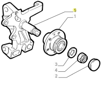 60612797 Alfa Romeo GTV / Spider 916 - Achsschenkel hinten links