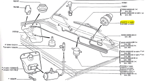 510772 60744166 Alfa Romeo Alfasud - Fußpumpe Scheibenwaschanlage