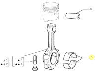 5951691 Fiat Panda / Cinquecento / UNO / Seicento - Pleuellager Satz (2 Stück)