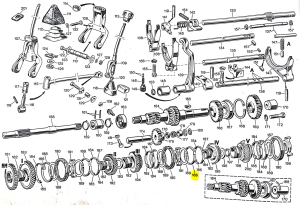 101186 Alfa Romeo Alfasud - transmission synchronizer ring