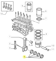 60711533 60507021 Alfa Romeo 164 / 155 / 75 / Spider 105 & 155 - Pleuellager