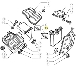 60518136 Alfa Romeo 75 - control unit