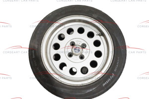 Alfa Romeo Ronal A1 Satz Original Felgen 7J x 15 H2 E25  (Reifen alt) für Alfetta, GTV 116 etc