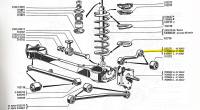 510990 Alfa Romeo Alfasud - Längslenker hinten rechts