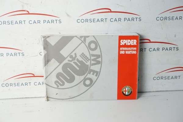Alfa Romeo Spider 916 User Manual CF2  + CF3