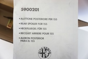 5900201 Alfa Romeo 155 Rear Spoiler incl. Material for...